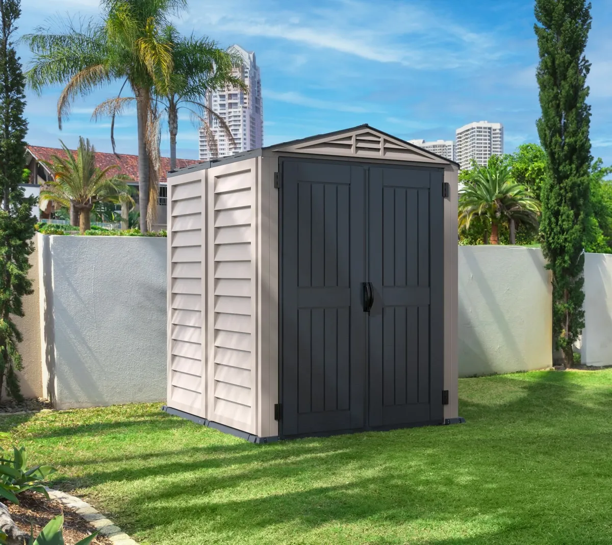 YardMate PLUS 5×5 Garden Sheds - Image 1