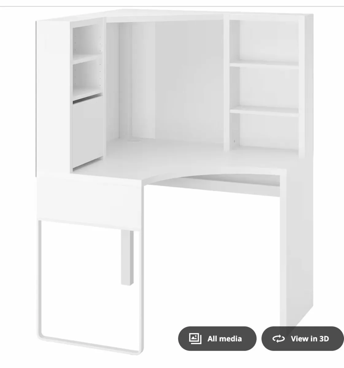 Ikea Corner desk unit - Image 2