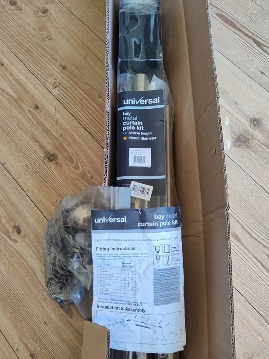 Bay Window Curtain Pole - Image 3