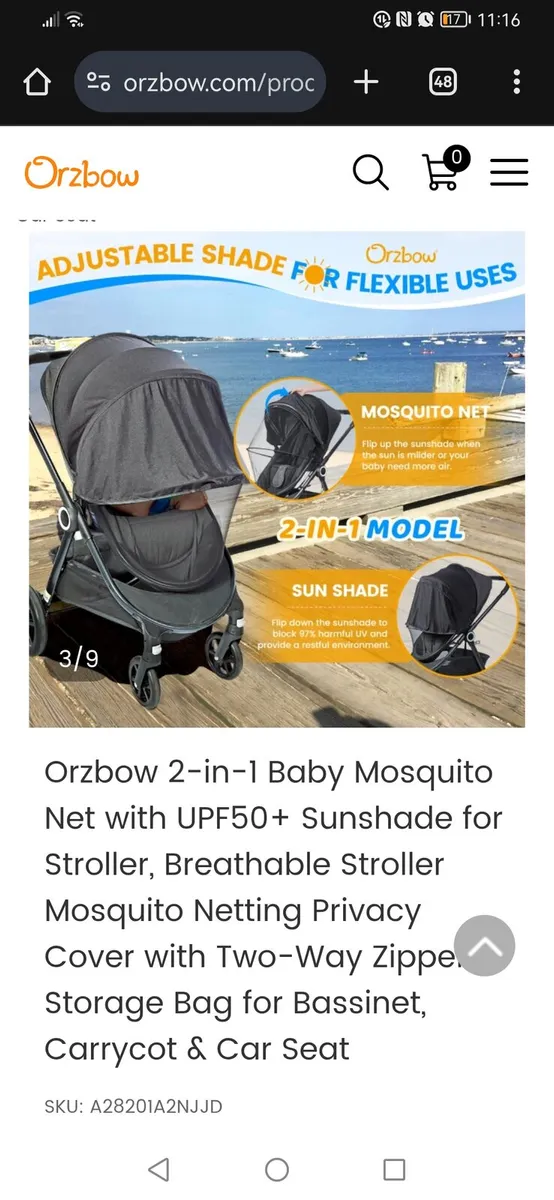 Stroller shade - Image 1