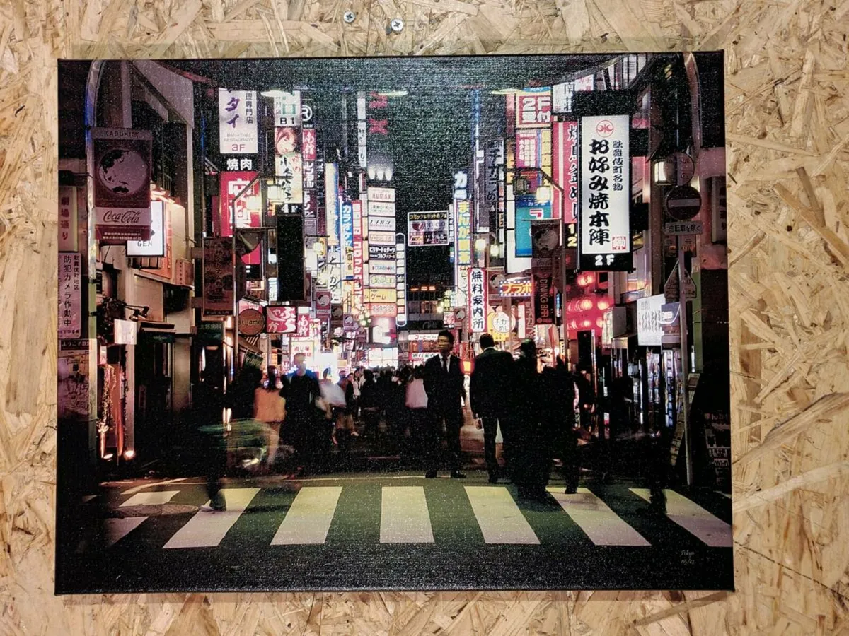 Canvas print - Nightlife Japanese style - Image 1