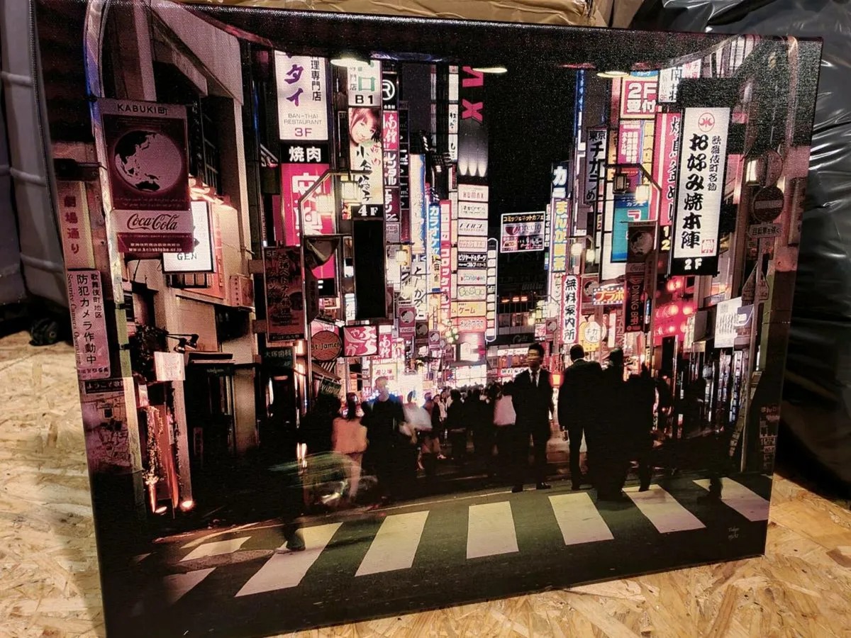 Canvas print - Nightlife Japanese style - Image 2
