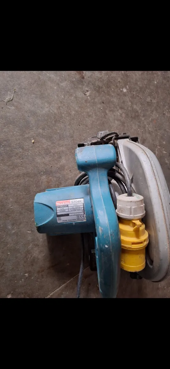 Makita 110v 7" saw - Image 1