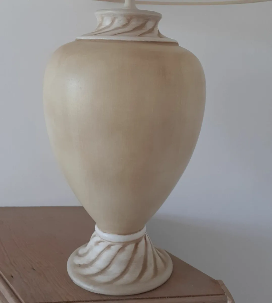 Ceramic Table Lamp & Shade - Image 2
