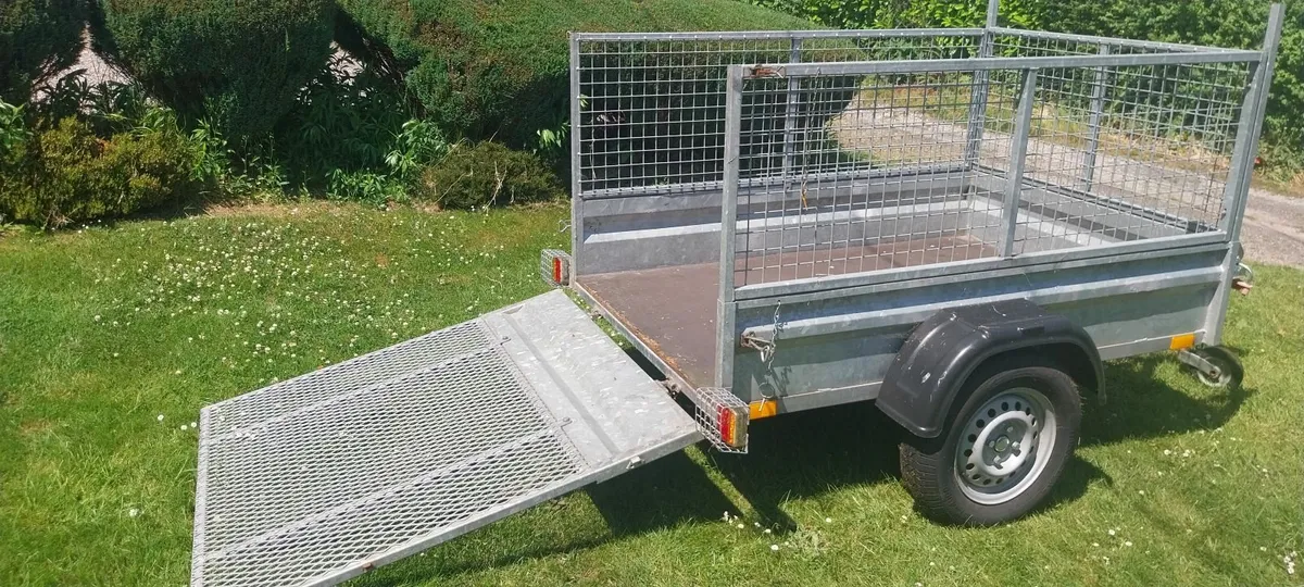 Trailer High Sides Ramp 6x4 - Image 1