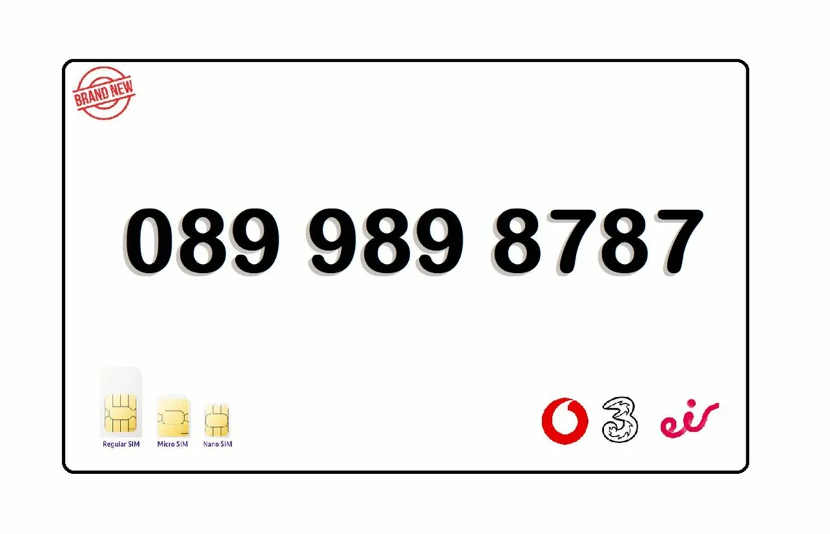 New sim card with easy remember number