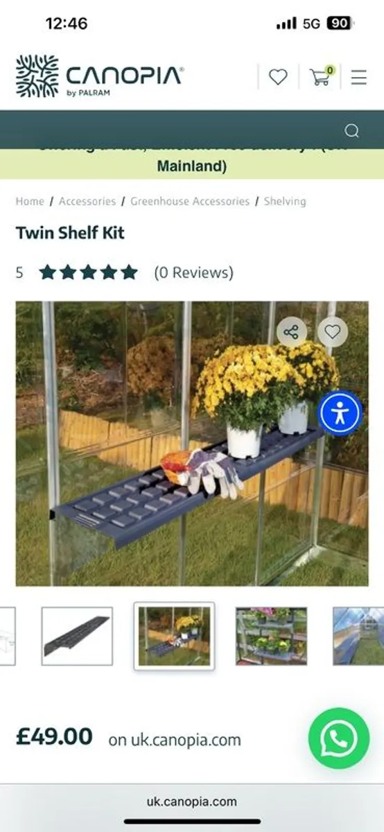Polycarbonate greenhouse 8x12 ft brand new - Image 4