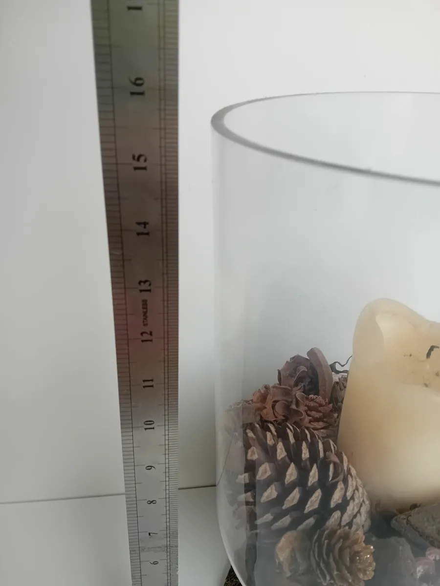 Glass candle holder - Image 2