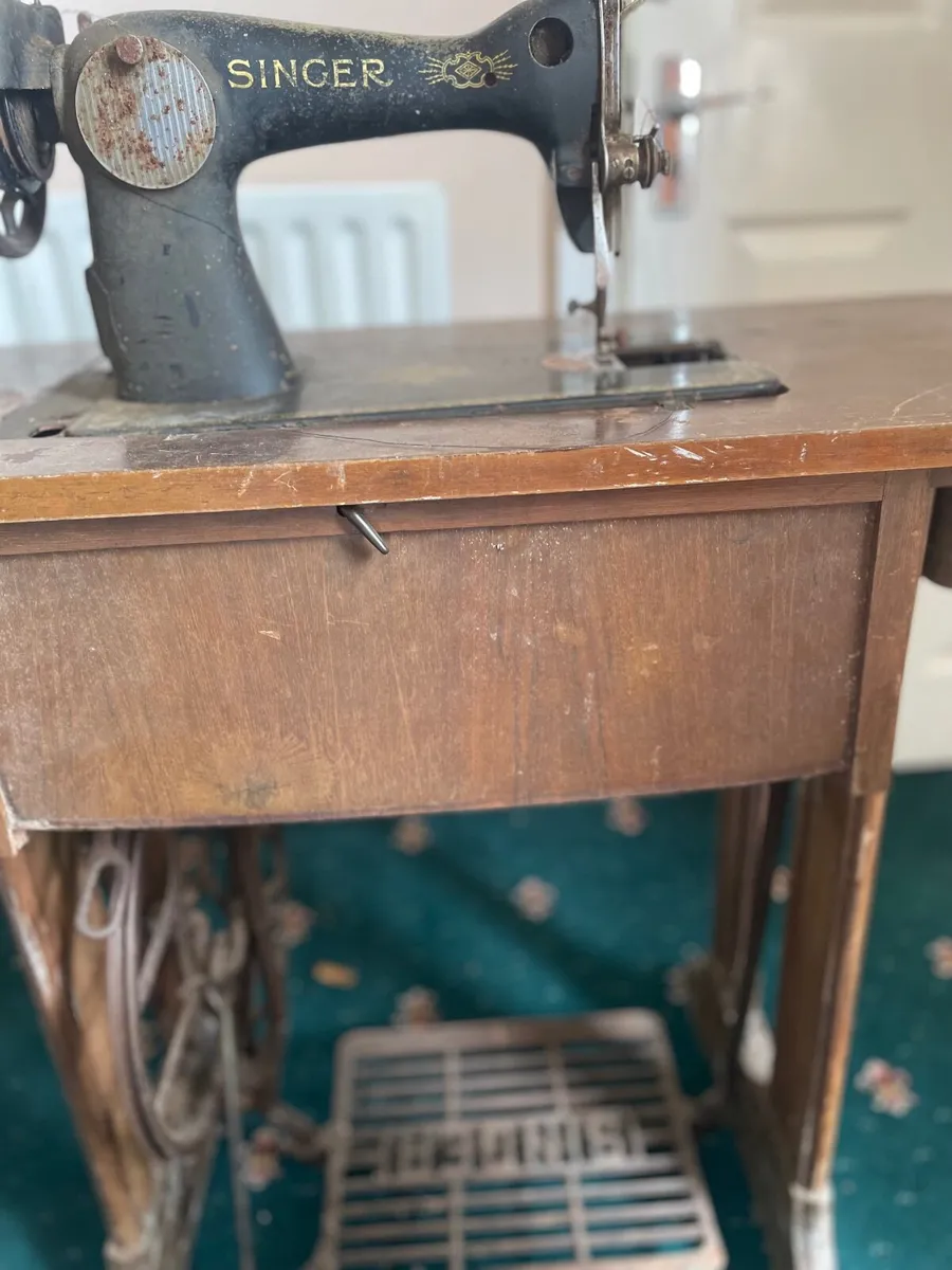 Antique sewing machine