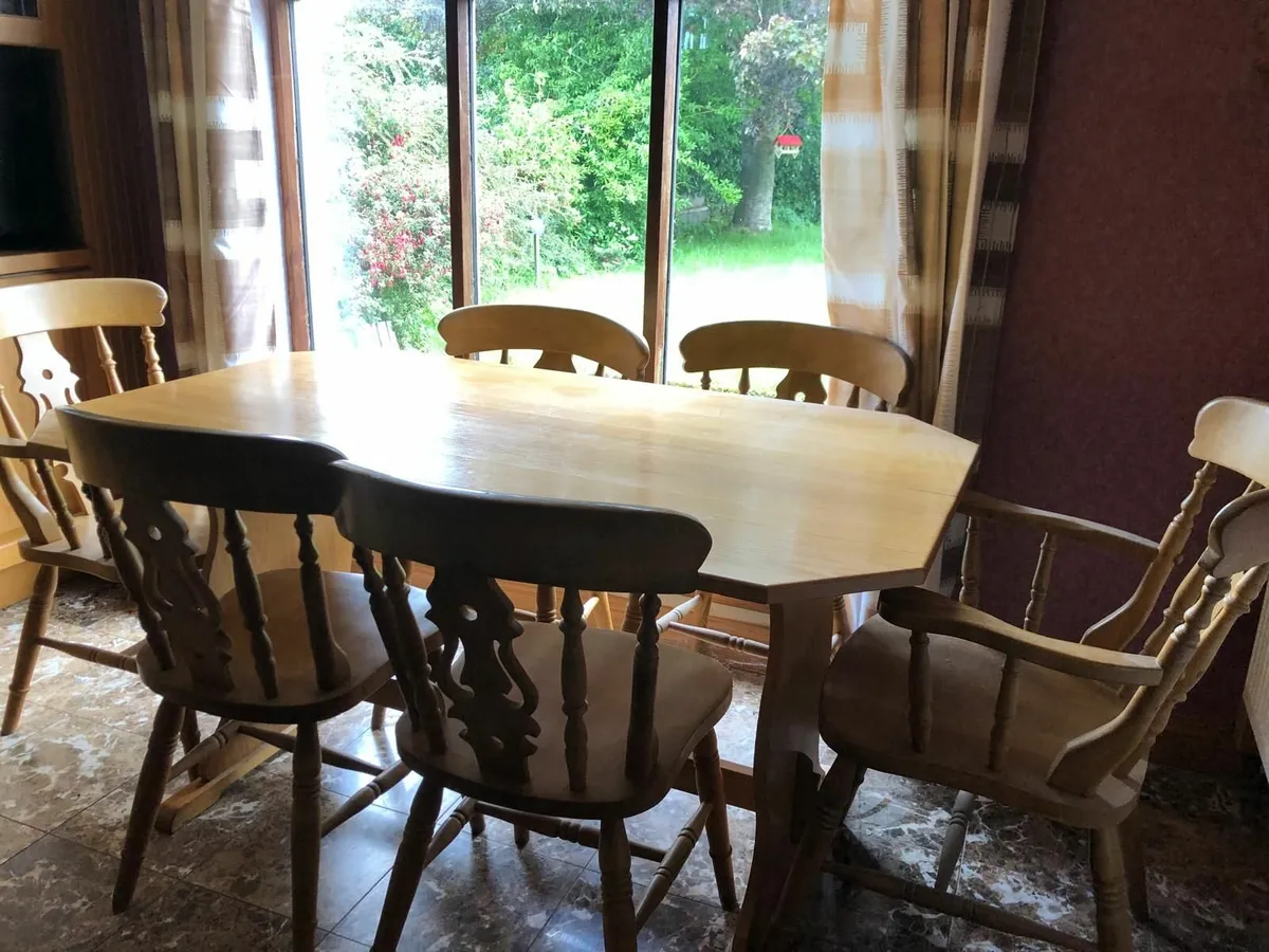 Dining Table and Chairs - Image 1