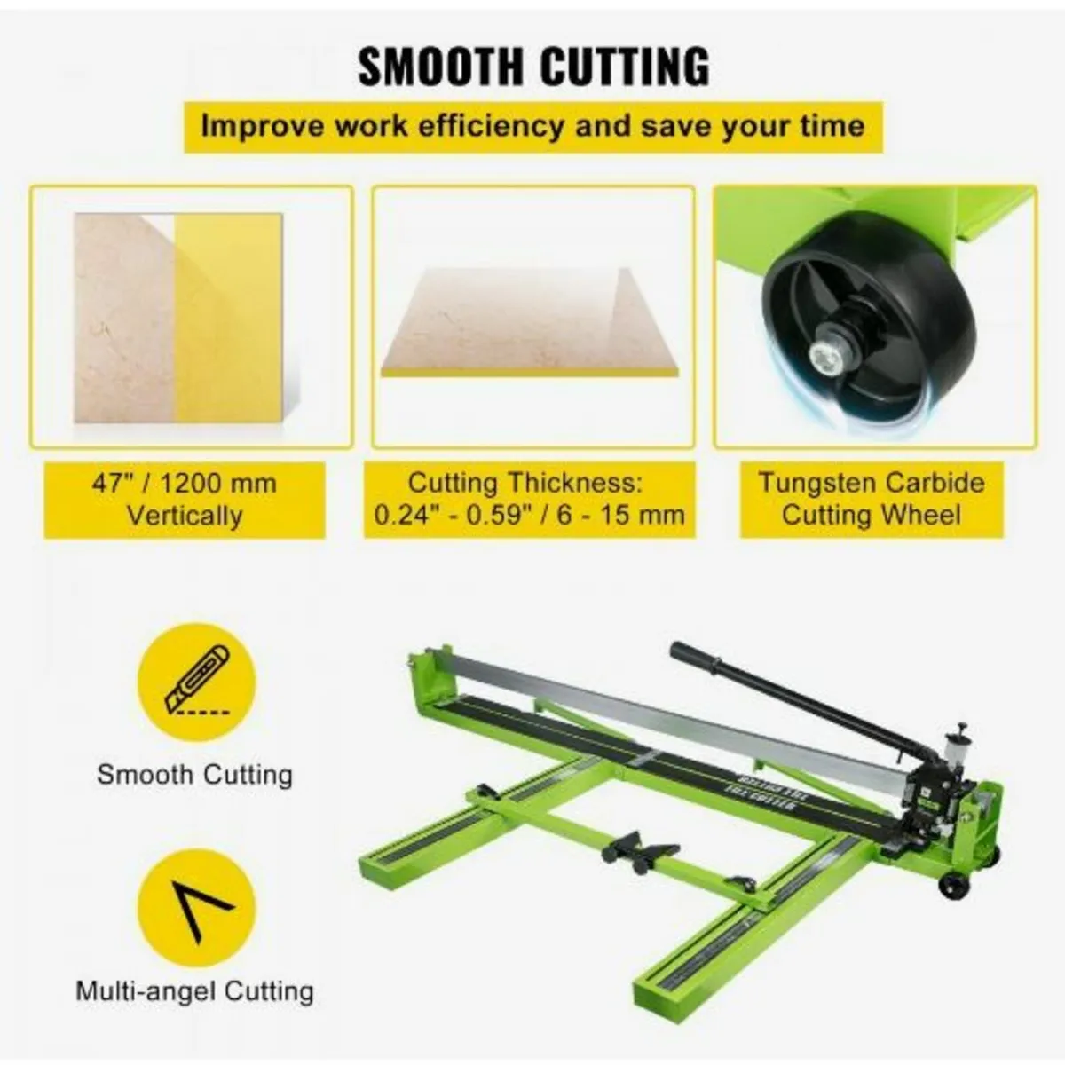 Tile Cutter 47-Inch Manual Tile Cutter 1.4-Inch - Image 2