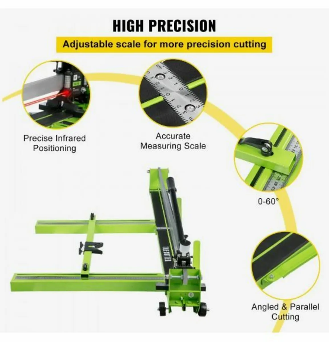 Tile Cutter 47-Inch Manual Tile Cutter 1.4-Inch - Image 3