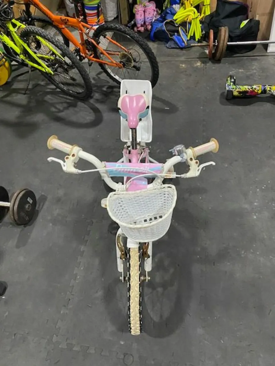 🚲 Girls’ Kids Bike with Stabilisers – 12” Wheels - Image 2