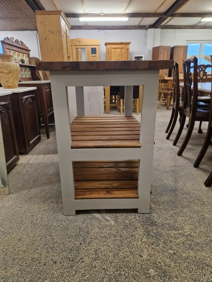 Kitchen island, butcher block - Image 3