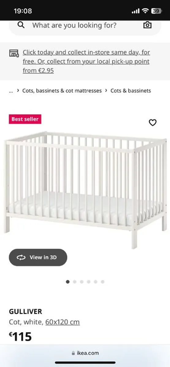Gulliver cot - Image 1