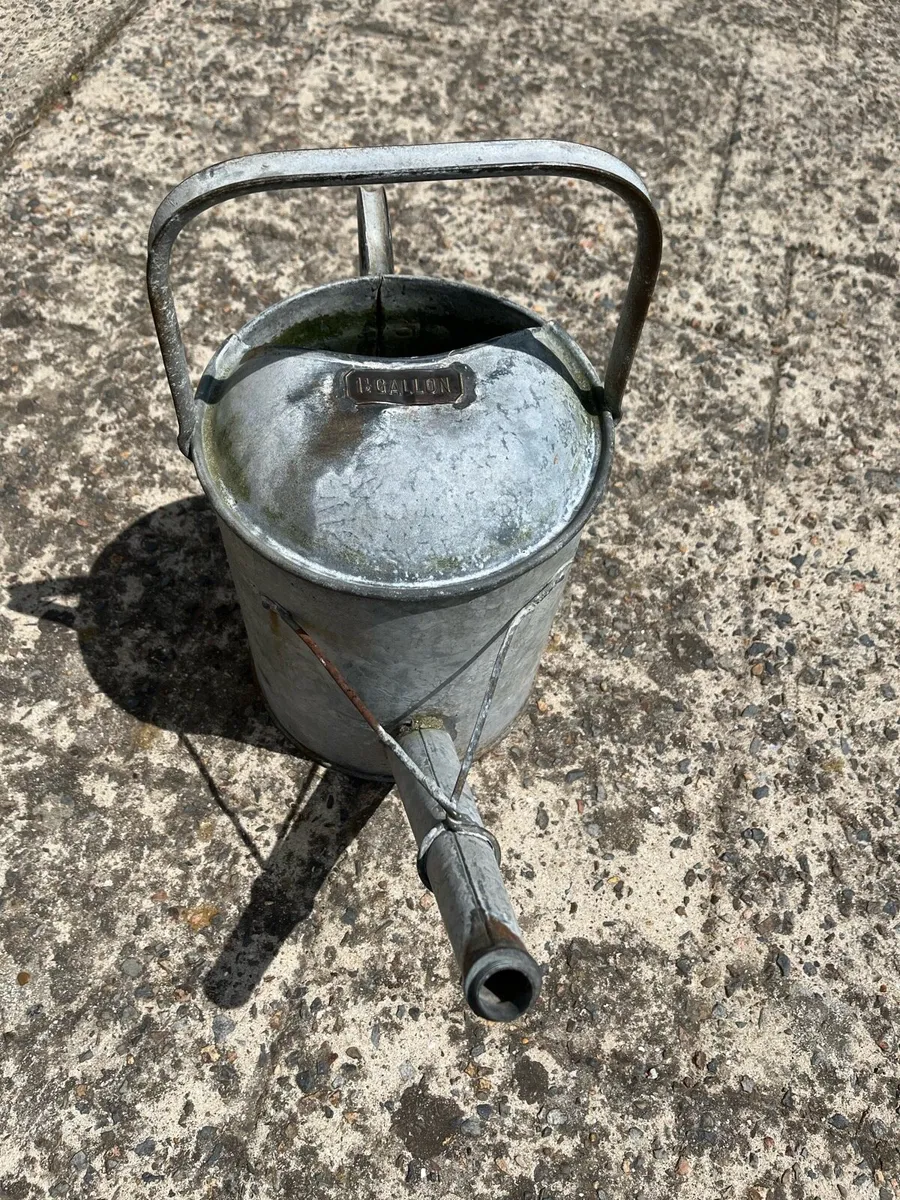 Galvanised Watering Can - Image 2