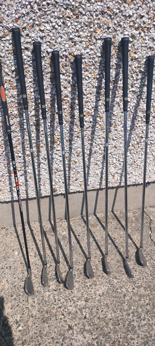Golf clubs Wilson fat shaft 3,4,5,6,7,9,pw - Image 2
