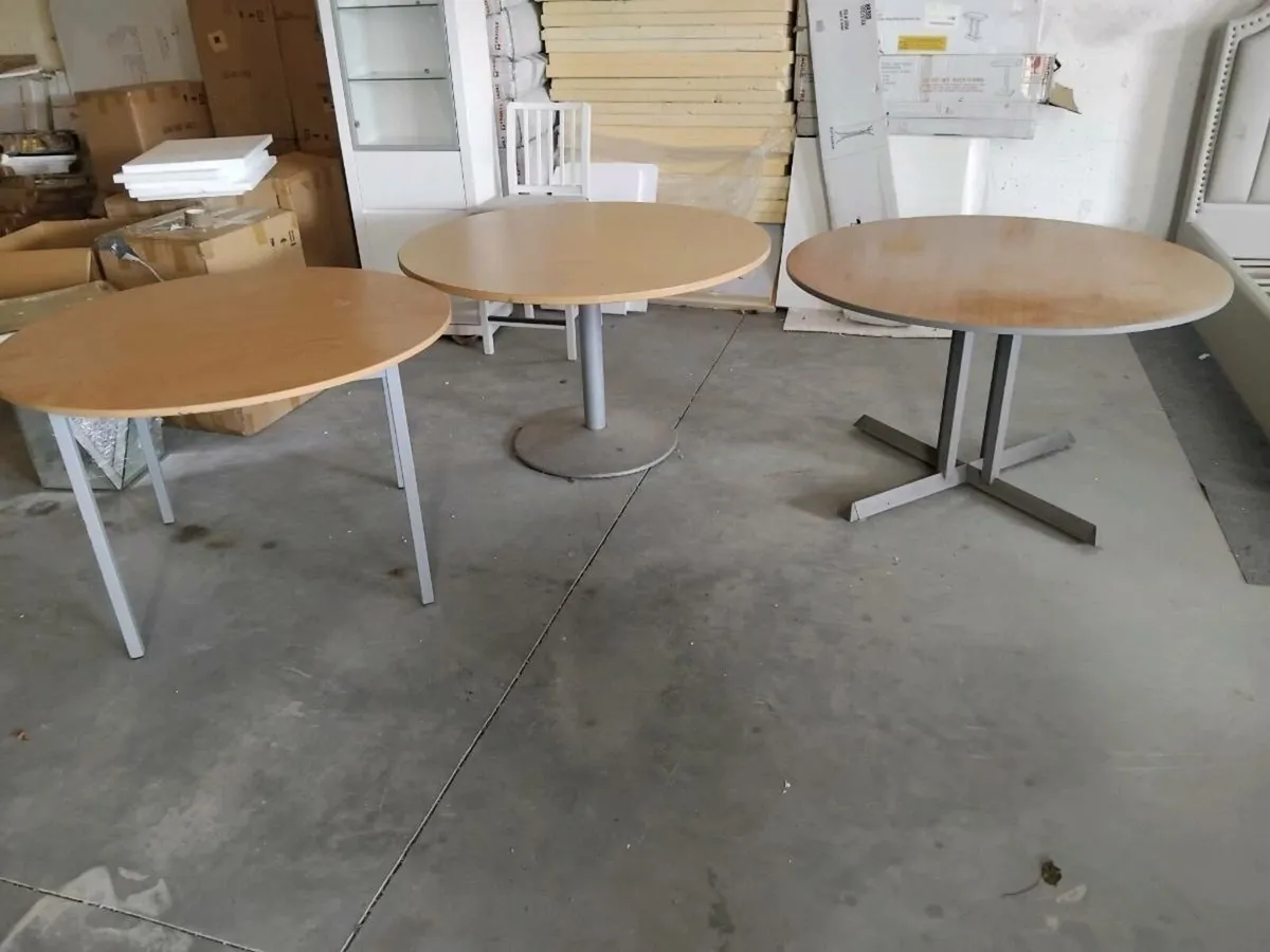 Selection of  round tables  4 ft