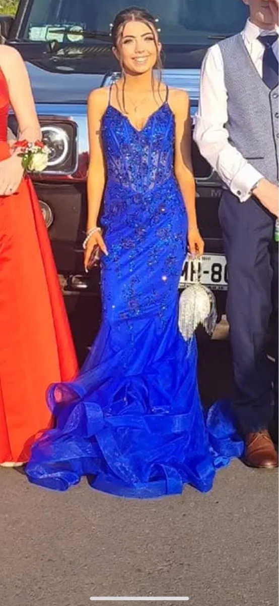royal blue debs dress from dani’s showroom - Image 1