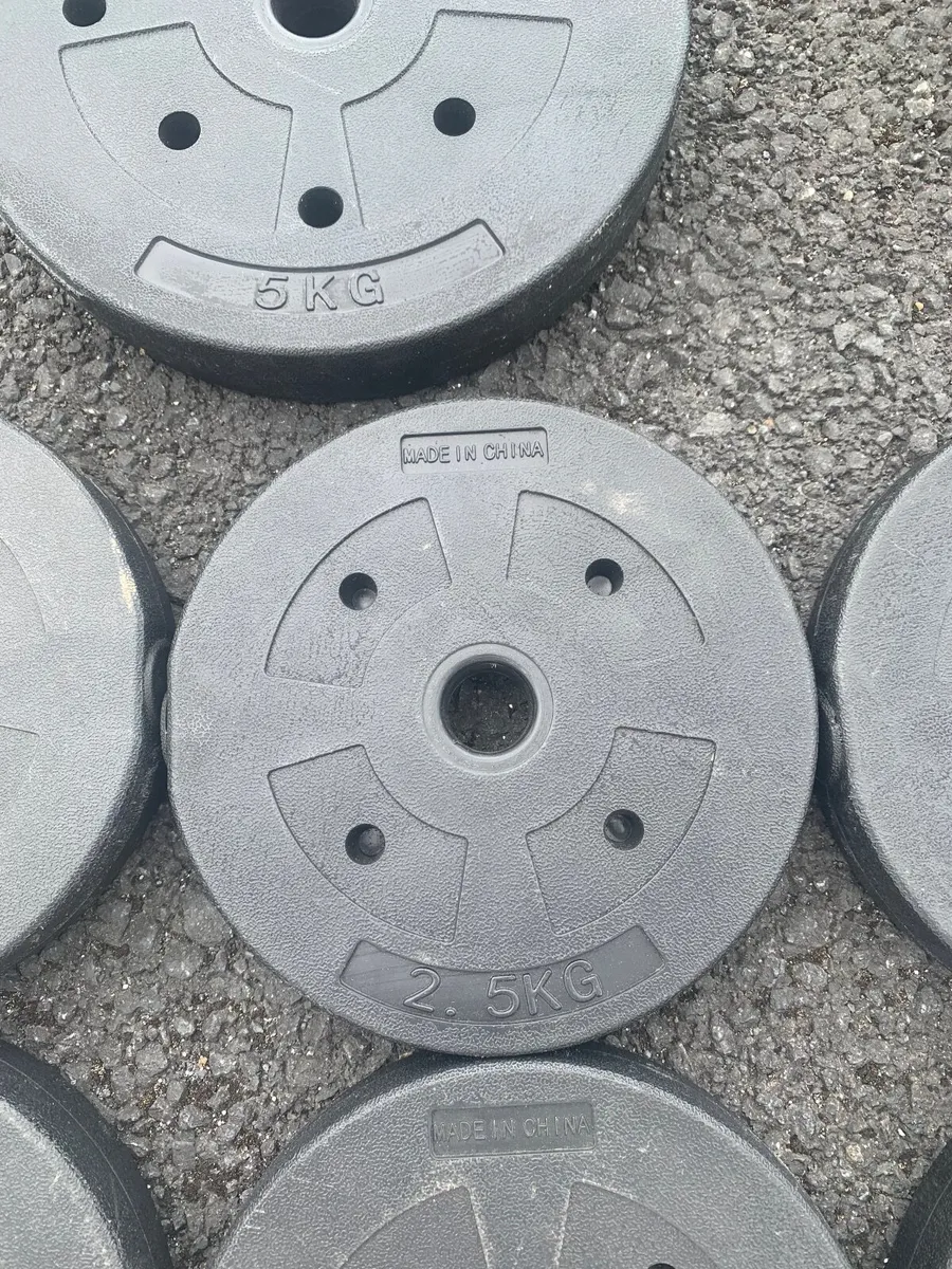 50kg dumbbells and barbell set - Image 3