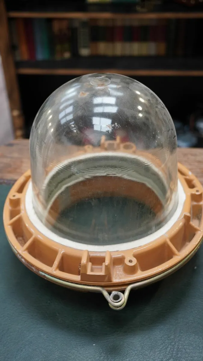 Set of 2 Industrial Explosion-Proof Glass Dome Lig - Image 3