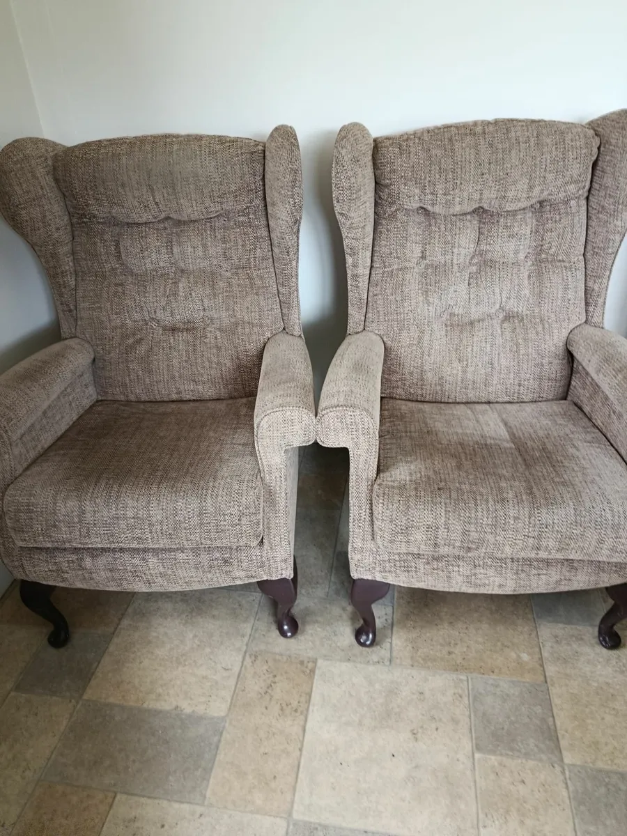 Two fireside chairs - Image 1