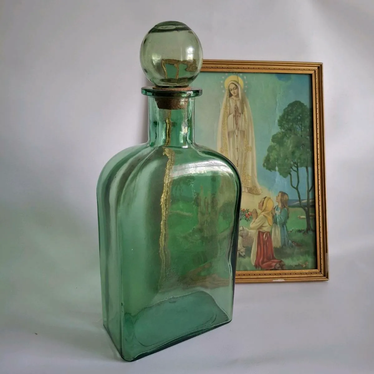 Spanish Glass Large Decanter - Image 1