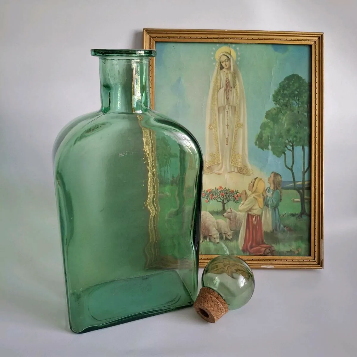 Spanish Glass Large Decanter - Image 2