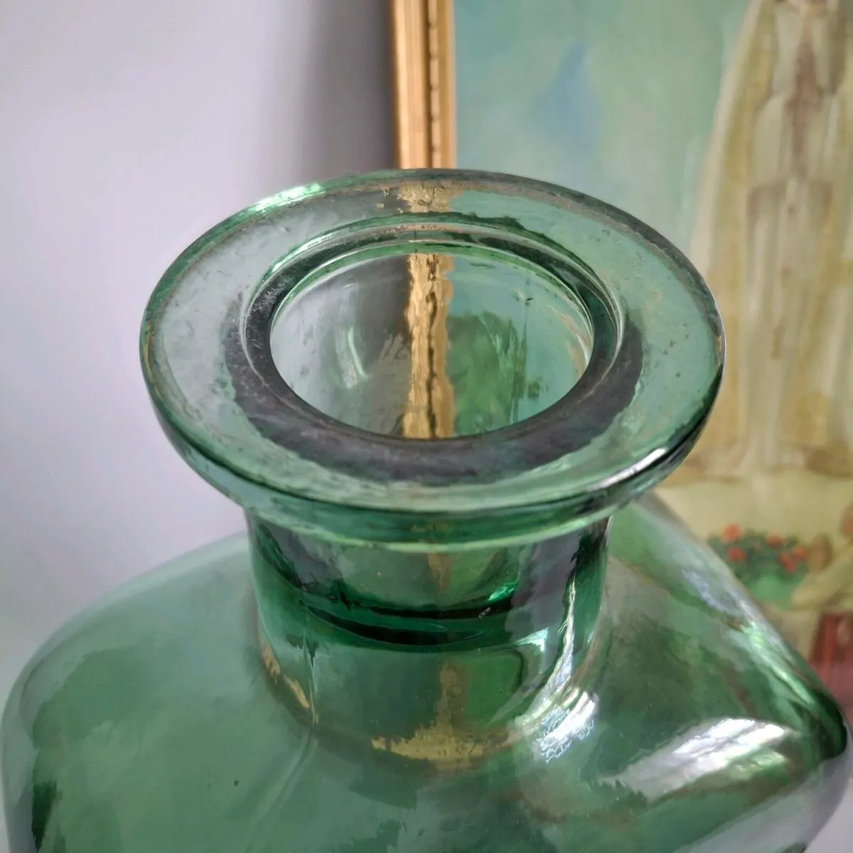 Spanish Glass Large Decanter - Image 3