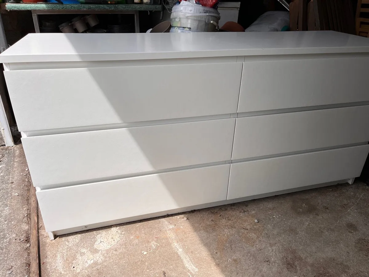 Chest of Drawers, IKEA, Large, White - Image 2
