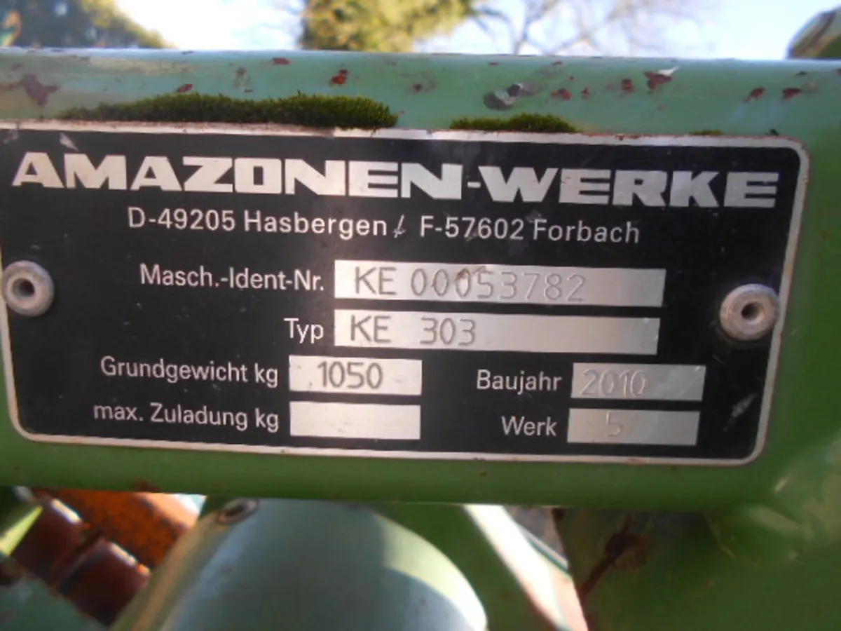 AMAZONE KE303-170 POWER HARROW, NEW BLADES - Image 4