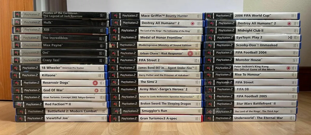 Bundle: 70+ PS2 Games - Image 1