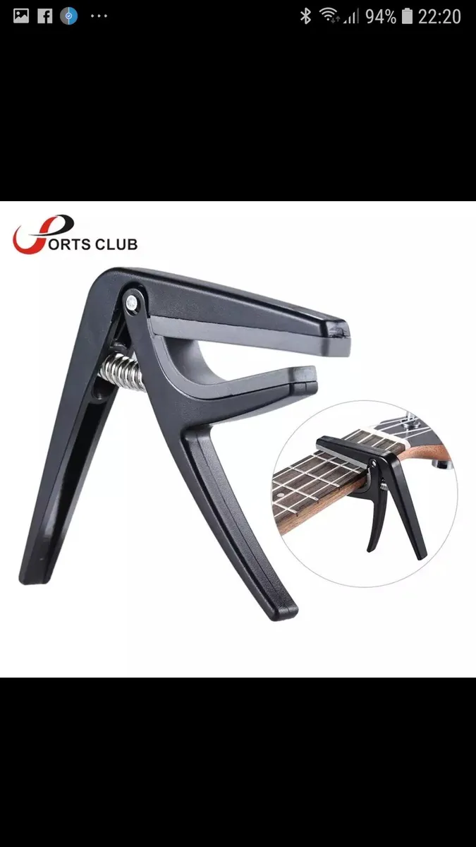 Ukulele Capo plus Strap - Image 2