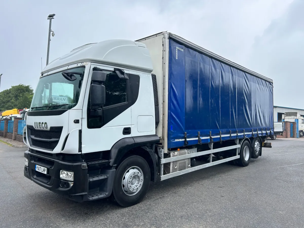 2017 iveco stralis 360 6x2 curtainsider - Image 1