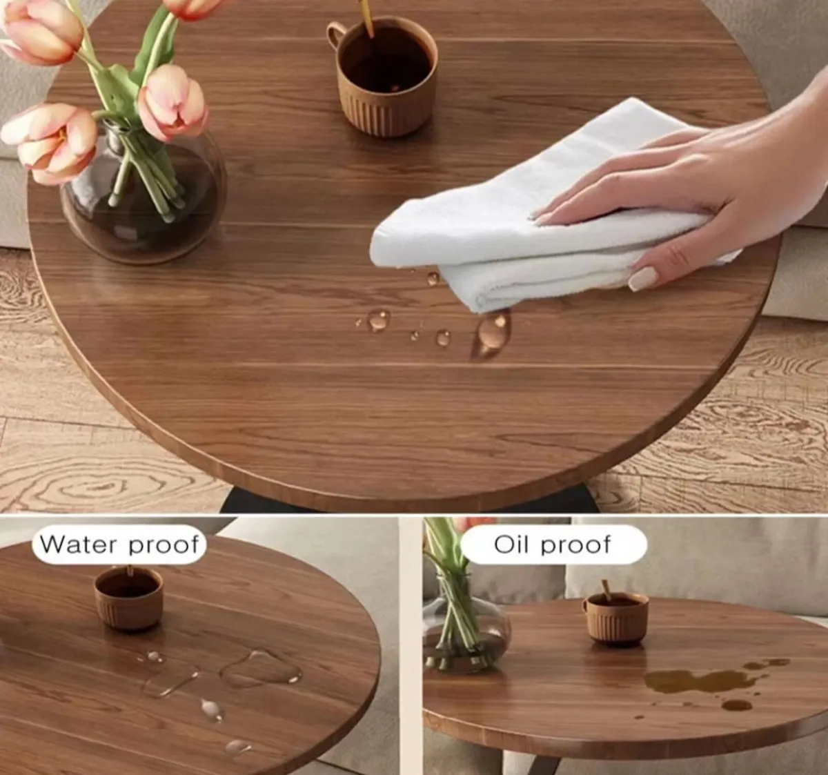 C Shaped Table Sofa End Side Table NEW - Image 3