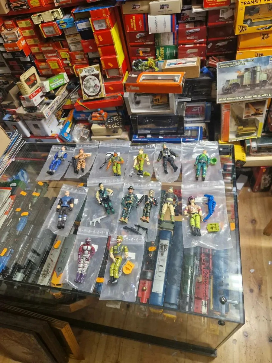 Vintage Retro 1980's GI Joe Action Force Figures - Image 1