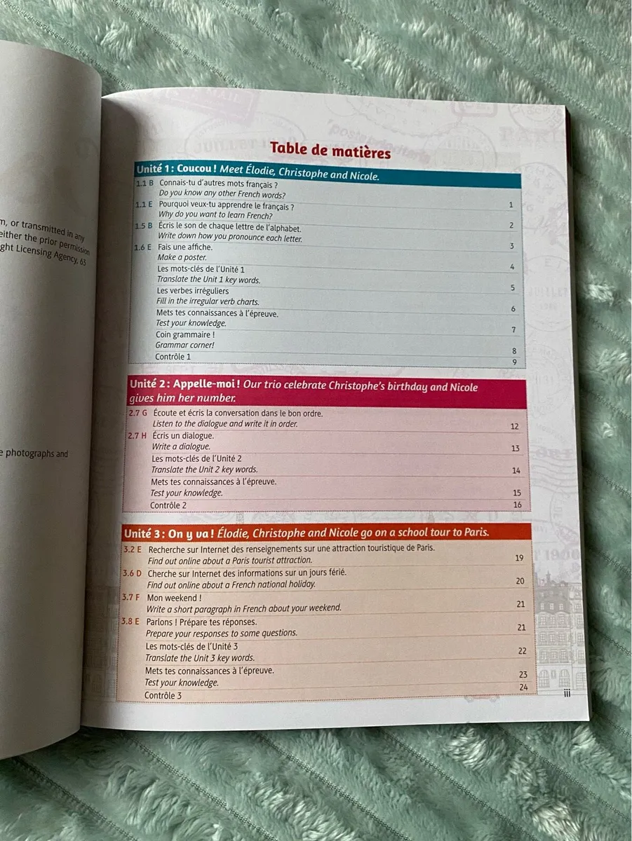 Brand new Ca Roule 1 French Junior Cycle Book - Image 3