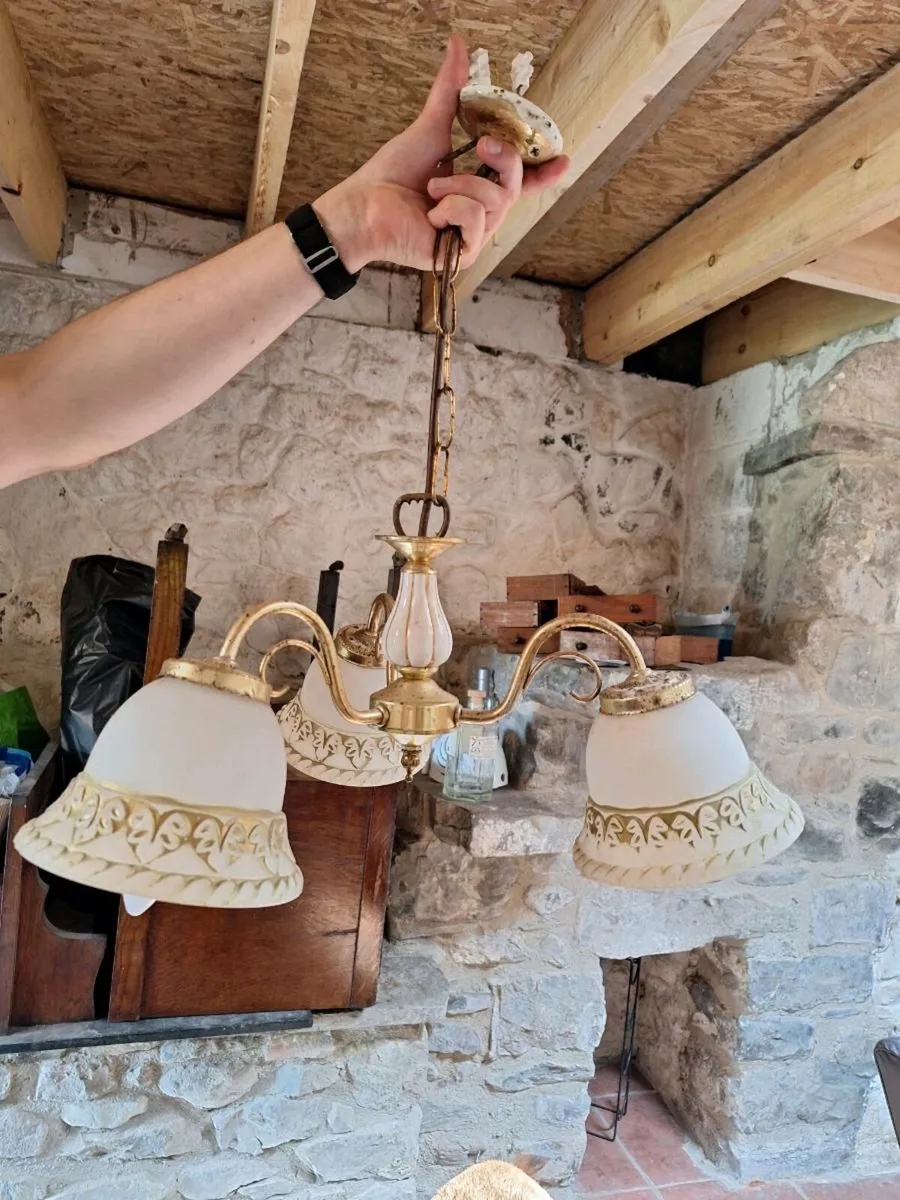 Three fixture Chandelier - Image 3