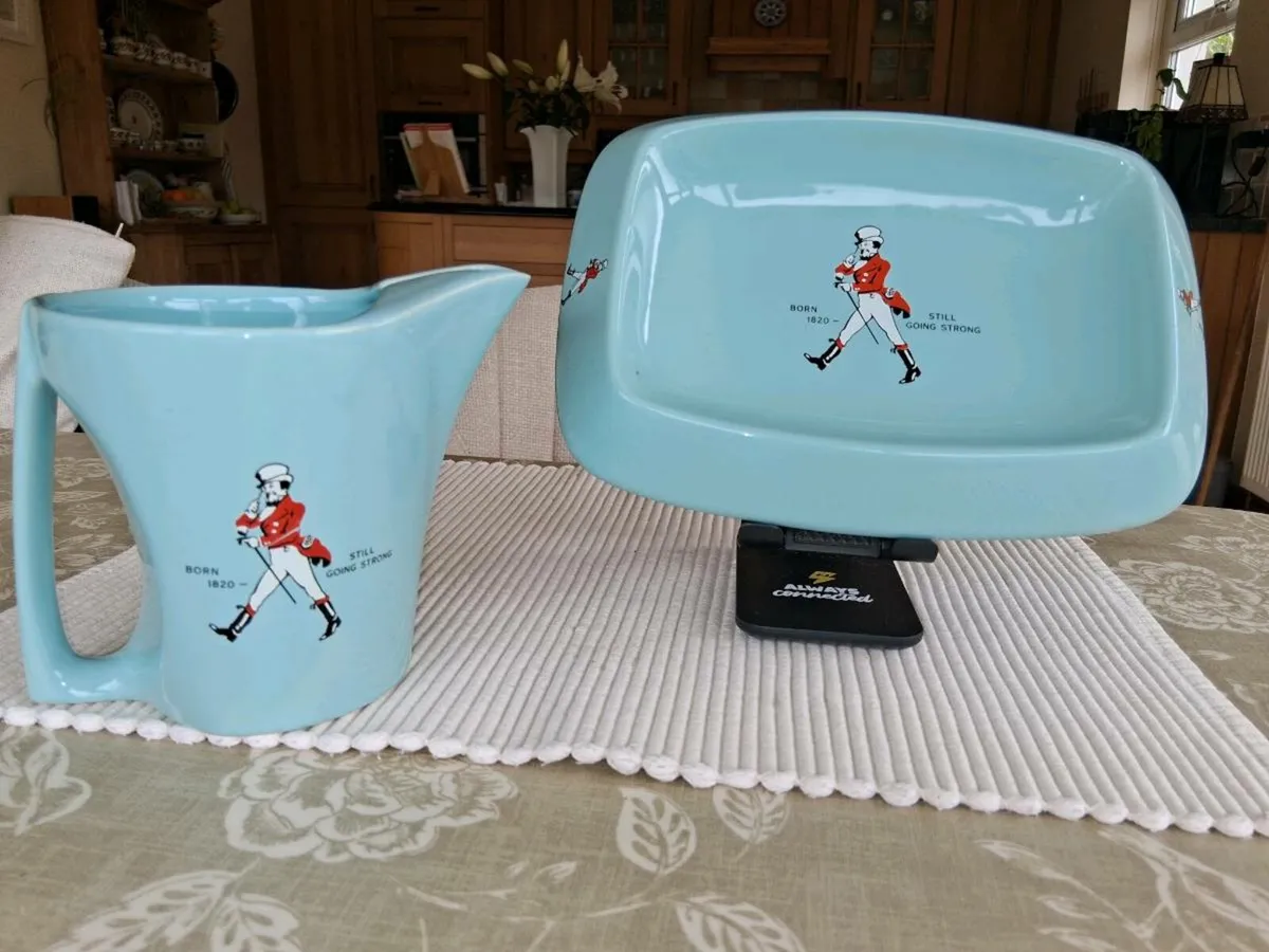 Johnny Walker water jug and ashtray. - Image 1