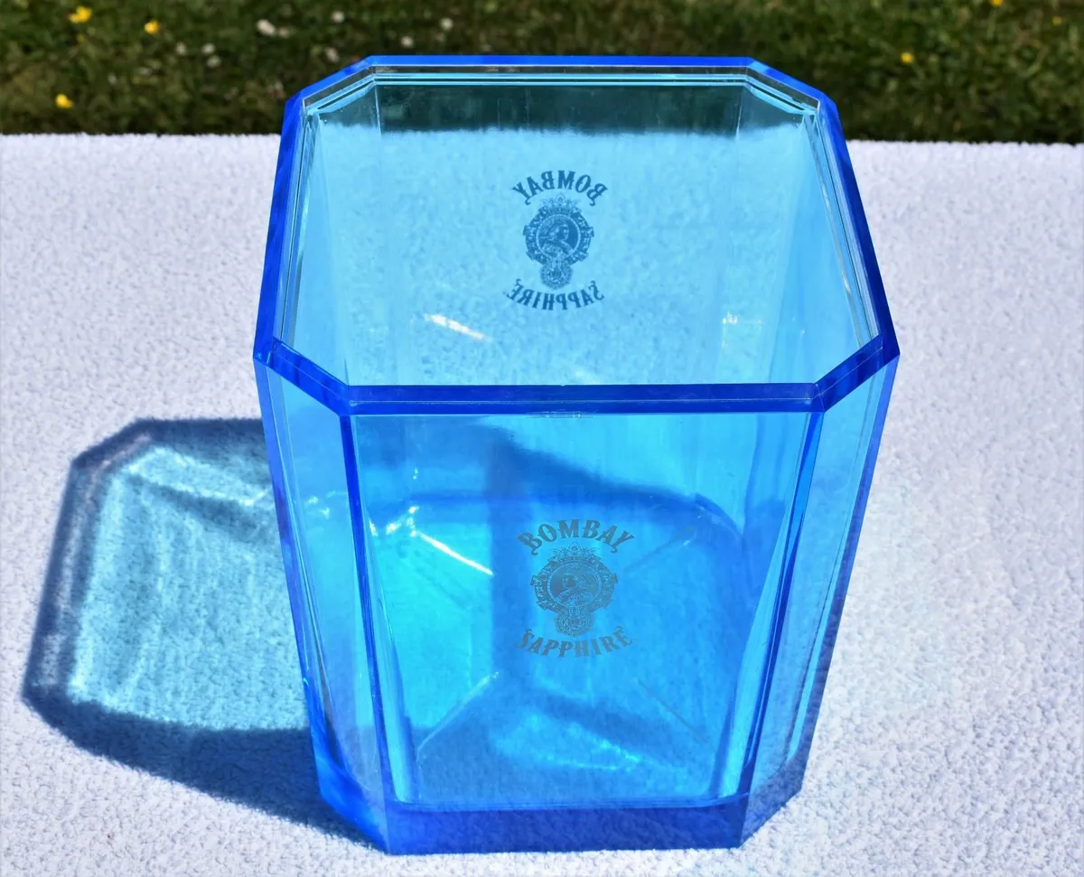 Acrylic Bombay Sapphire Gin Ice Bucket - Image 1