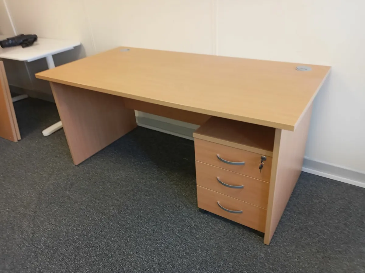 Delivery - 2 x Office Desks with Pedestals - Image 1