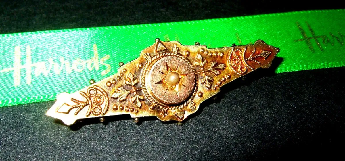 Vintage Hallmarked 9ct Gold Tie Pin - Image 2