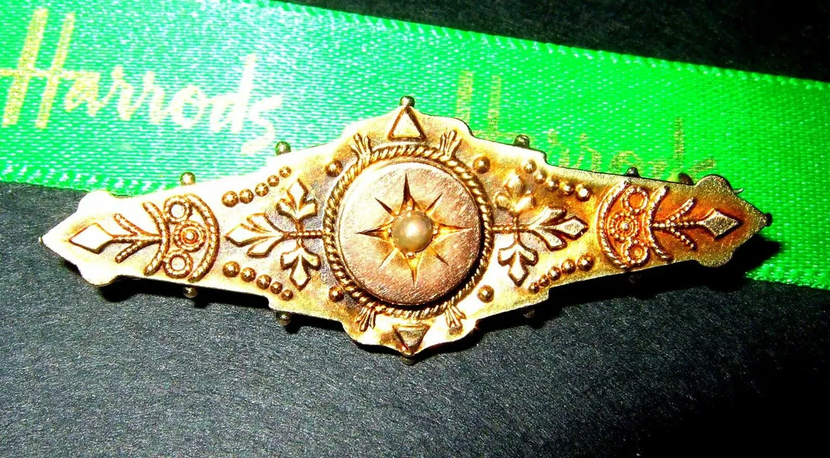 Vintage Hallmarked 9ct Gold Tie Pin - Image 3