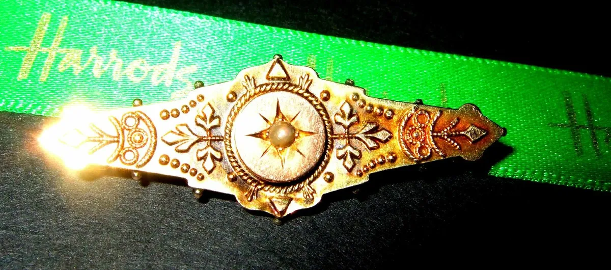 Vintage Hallmarked 9ct Gold Tie Pin - Image 4