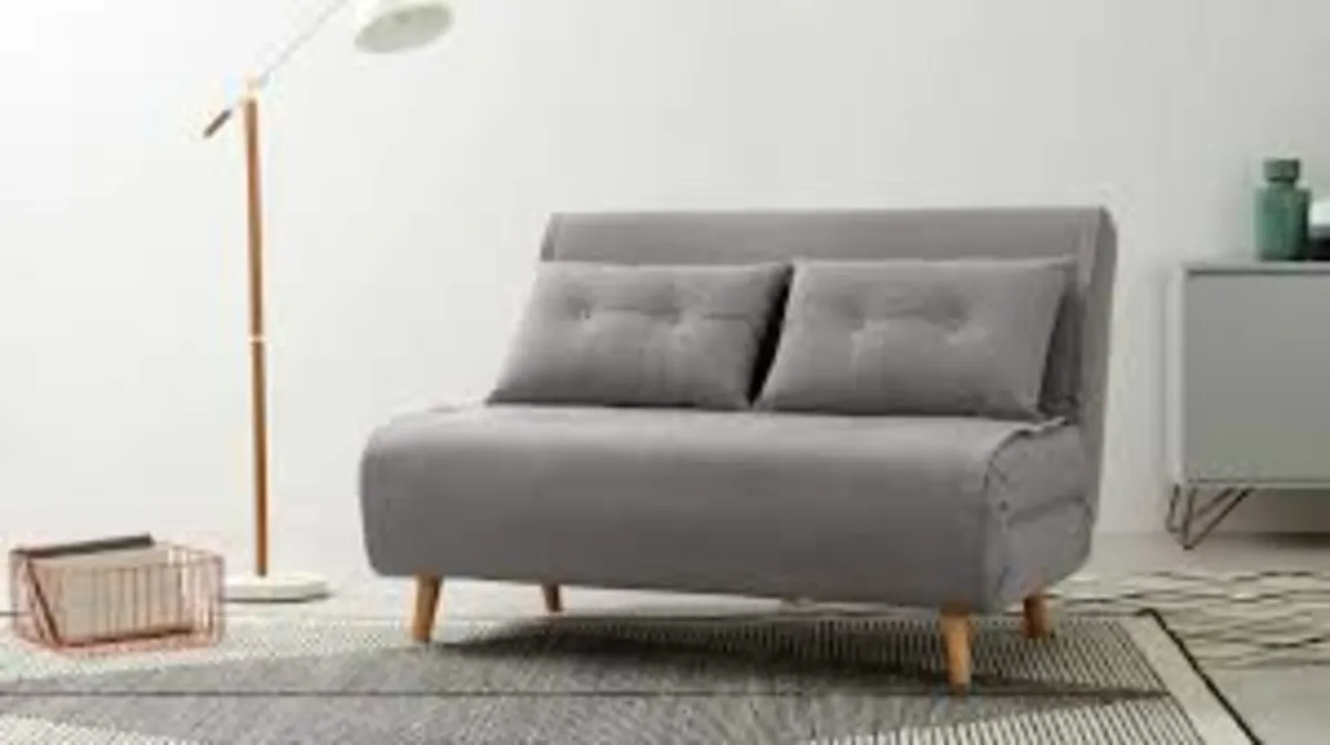 Haru Sofa Bed - Marshmallow Green - Made.com - Image 1