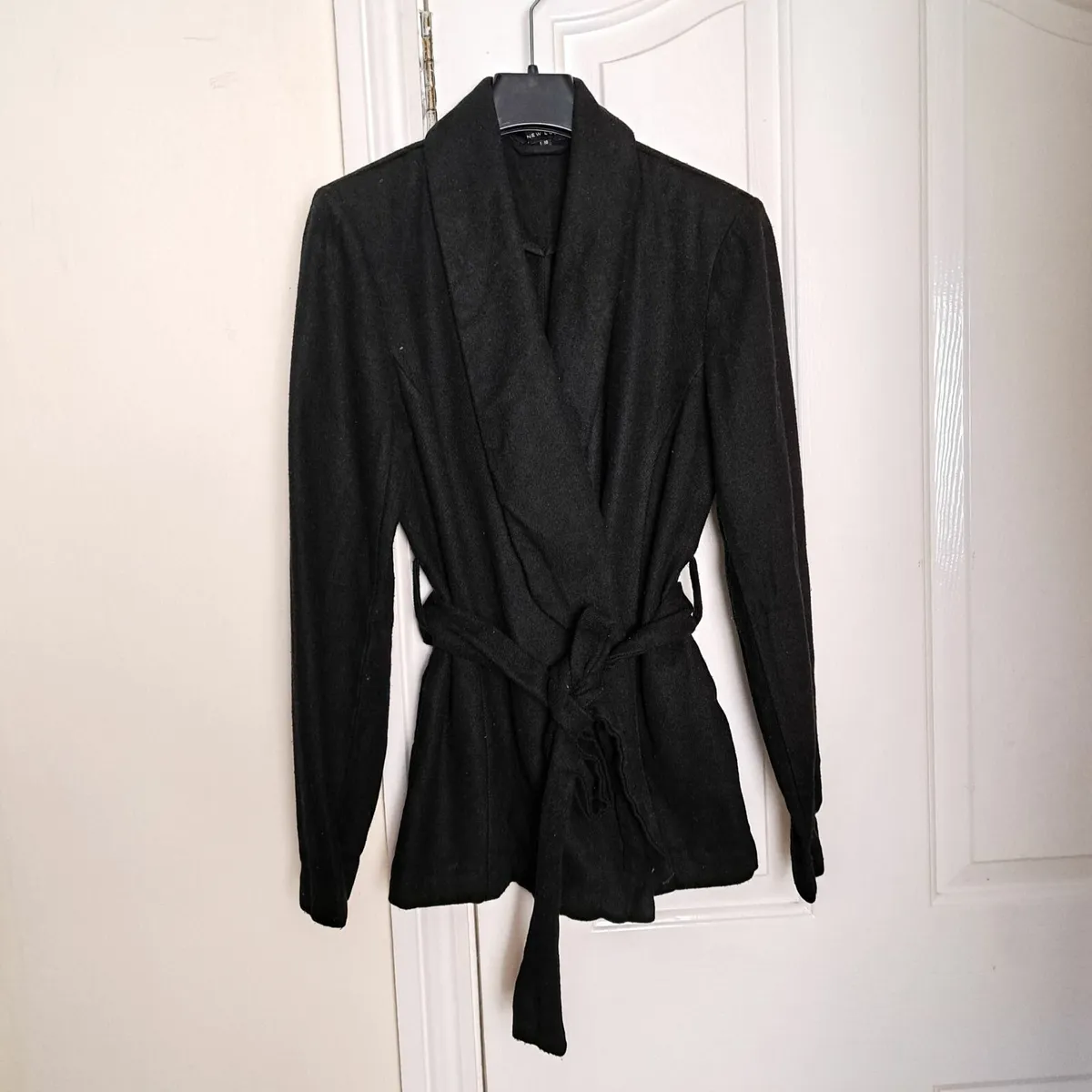 New Look Black Belted Blazer Jacket 10UK/38EU - Image 3