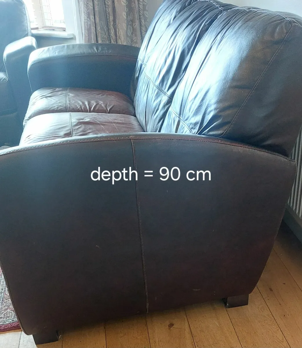 Leather Sofa - Image 1
