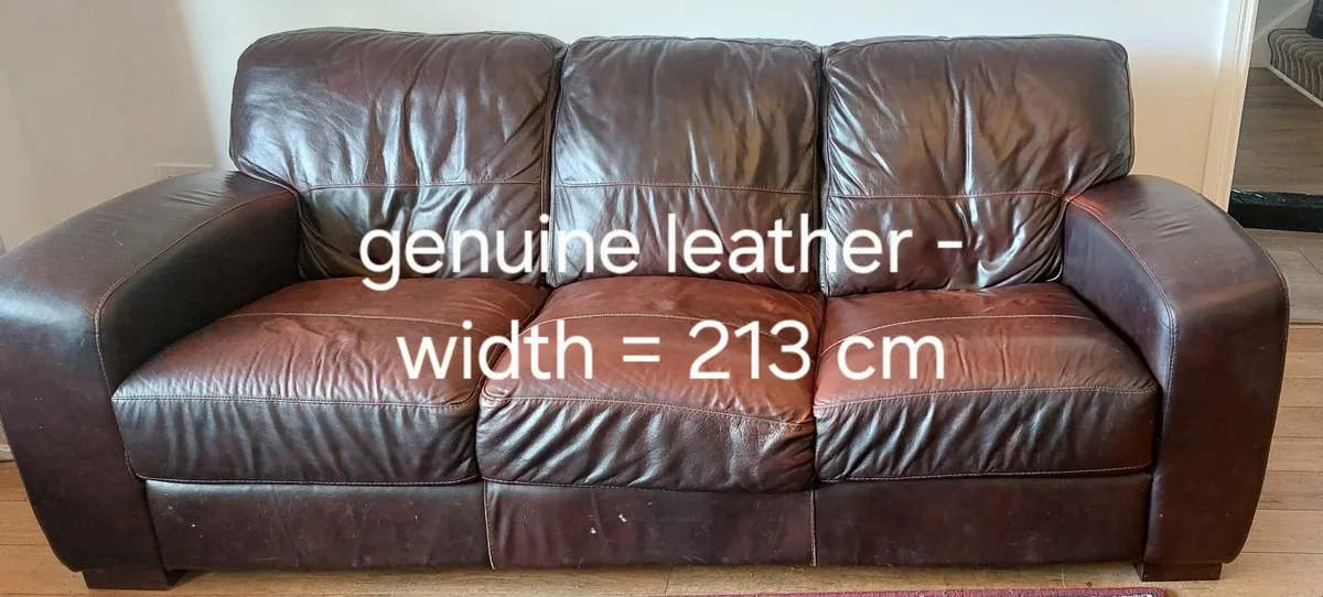 Leather Sofa - Image 2