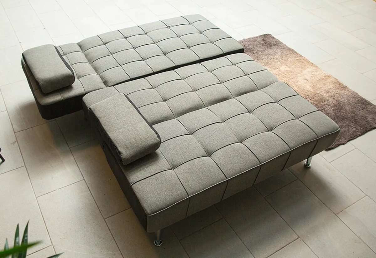 Compact Corner Sofa Bed Sleeper – Nordic Style 4C - Image 4
