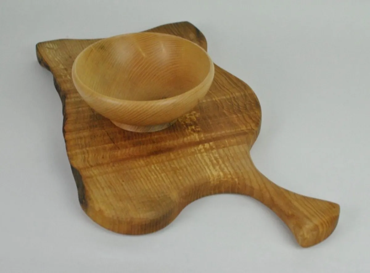 Chopping Board & Bowl - Image 1